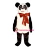 Christmas Panda w-Bow Lightweight Mascot Costume