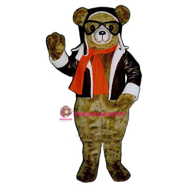 Red Bearon Lightweight Mascot Costume