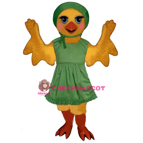 Chickie Chickw-Apron & Hat Lightweight Mascot Costume