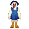 White Chickenw-Hat &Apron Lightweight Mascot Costume