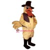 Western Roosterw-HatTie Vest & Boots Lightweight Mascot Costume