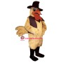 Western Roosterw-HatTie Vest & Boots Lightweight Mascot Costume