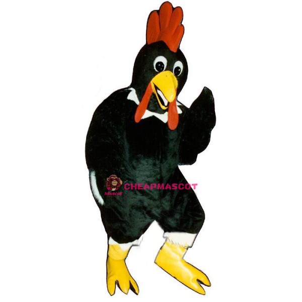 Black Rooster Lightweight Mascot Costume