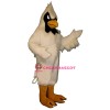 White Hawk Lightweight Mascot Costume