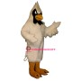 White Hawk Lightweight Mascot Costume