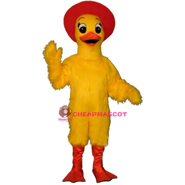 Ducky Duck w-Hat Lightweight Mascot Costume