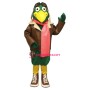 Green Baron w Pilot Outfit Lightweight Mascot Costume