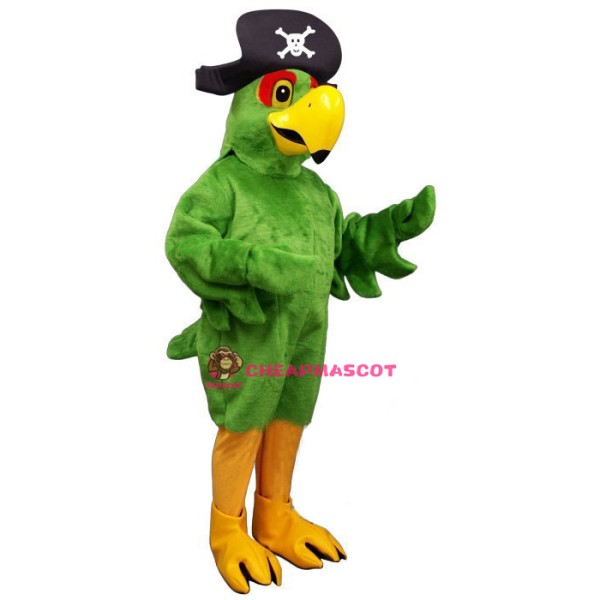 Pirate Parrot w-Hat Lightweight Mascot Costume