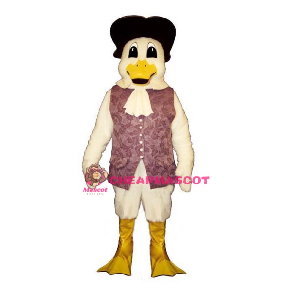 Colonial Duck w-Vest & Hat Lightweight Mascot Costume