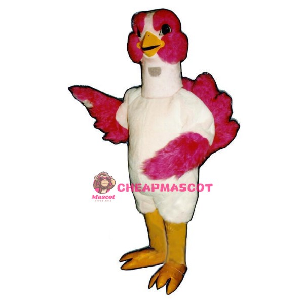 Pink Ostrich Lightweight Mascot Costume