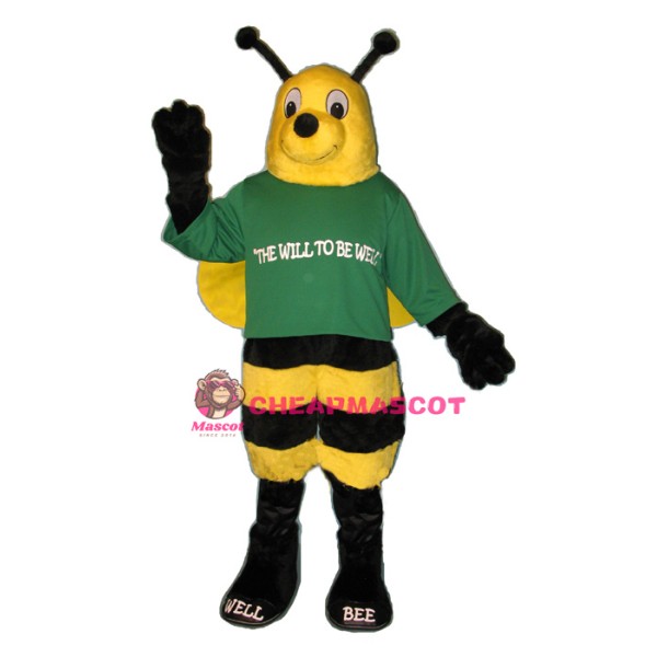 Junior Bee w-Shirt Lightweight Mascot Costume