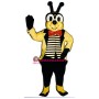 Yellow Jacket w-Jacket Lightweight Mascot Costume