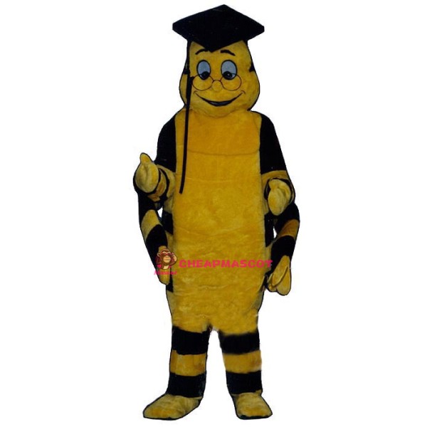 Educated Worm Lightweight Mascot Costume