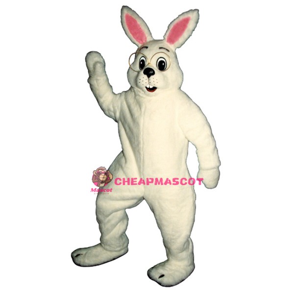 Bunny w-glasses Lightweight Mascot Costume
