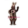 Decorated Chocolate Bunny Lightweight Mascot Costume
