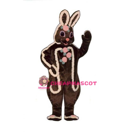 Decorated Chocolate Bunny Lightweight Mascot Costume