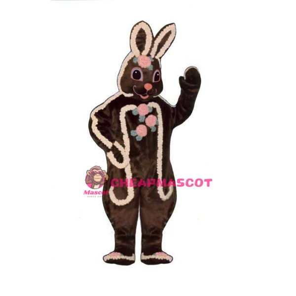 Decorated Chocolate Bunny Lightweight Mascot Costume