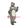 Grey Marsh- mallow Bunny Lightweight Mascot Costume