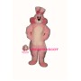 Pink Marsh- mallow Bunny Lightweight Mascot Costume