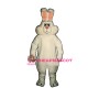 White Marsh- mallow Bunny Lightweight Mascot Costume