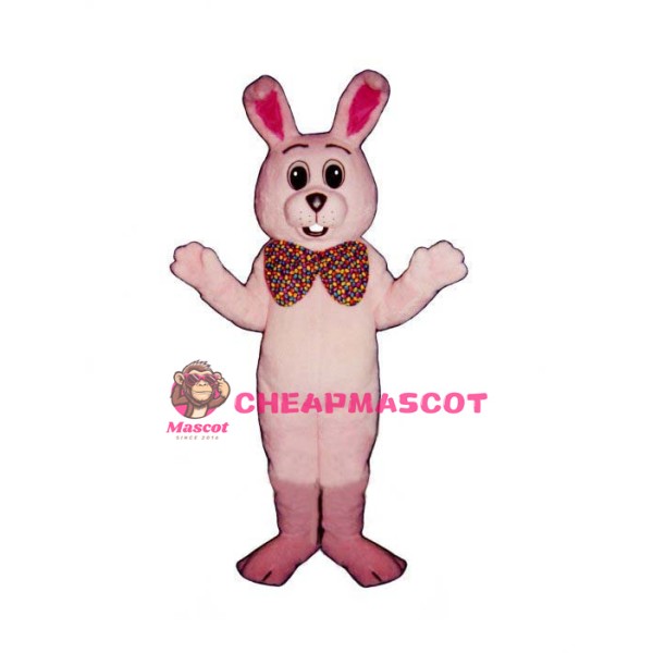 Fat Bunny w-Easter Tie Lightweight Mascot Costume