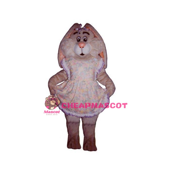 Easter Bunny w-Apron Lightweight Mascot Costume