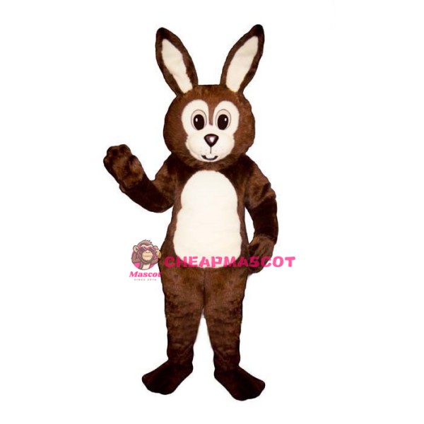 Brown Fat Bunny Lightweight Mascot Costume