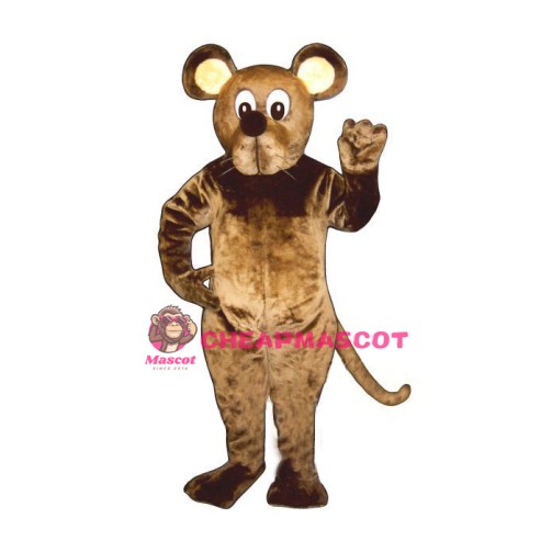 Brown Mouse Lightweight Mascot Costume