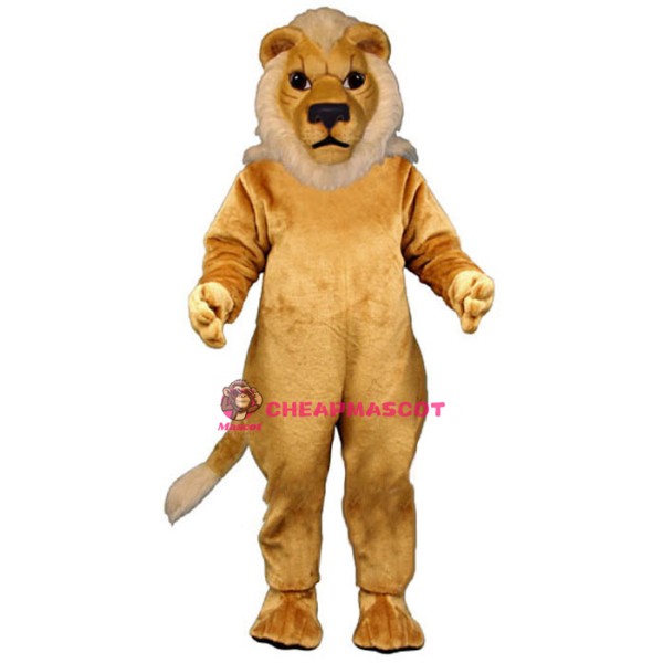 Blonde Lion Lightweight Mascot Costume