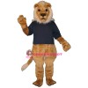 Blonde Lion w- Shirt Lightweight Mascot Costume