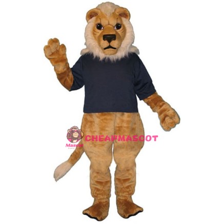 Blonde Lion w- Shirt Lightweight Mascot Costume