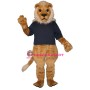 Blonde Lion w- Shirt Lightweight Mascot Costume