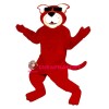 Ready Red Cat Lightweight Mascot Costume