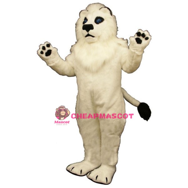 White Lion Lightweight Mascot Costume