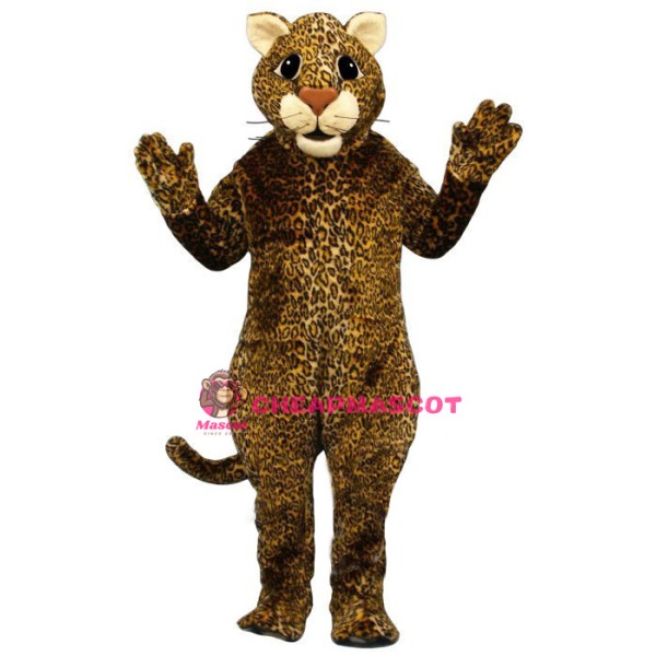 Leaping Leopard Lightweight Mascot Costume