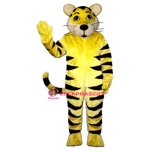 Yellow Tiger Cub Lightweight Mascot Costume
