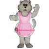 Pussy Cat w-apron Lightweight Mascot Costume