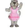 Pussy Cat w-apron Lightweight Mascot Costume