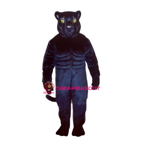 Muscled Panther Lightweight Mascot Costume