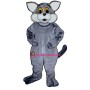 Gray Cat Lightweight Mascot Costume