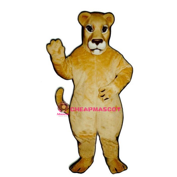 Realistic Lioness Lightweight Mascot Costume
