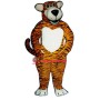 Smiling Tiger Lightweight Mascot Costume