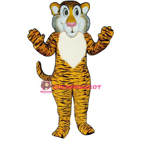 Shy Tiger Lightweight Mascot Costume