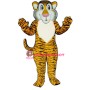 Shy Tiger Lightweight Mascot Costume