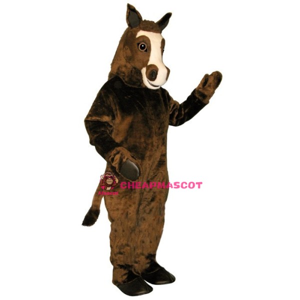 Brown Horse Lightweight Mascot Costume
