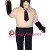 White Collar Donkey Lightweight Mascot Costume