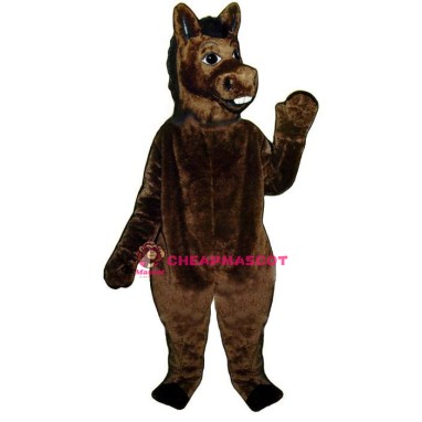 Brown Donkey Lightweight Mascot Costume