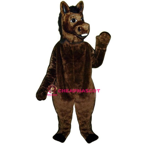 Brown Donkey Lightweight Mascot Costume