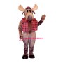Hunter Moose w-Hat & Vest Lightweight Mascot Costume