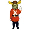 Mounty Moose Lightweight Mascot Costume